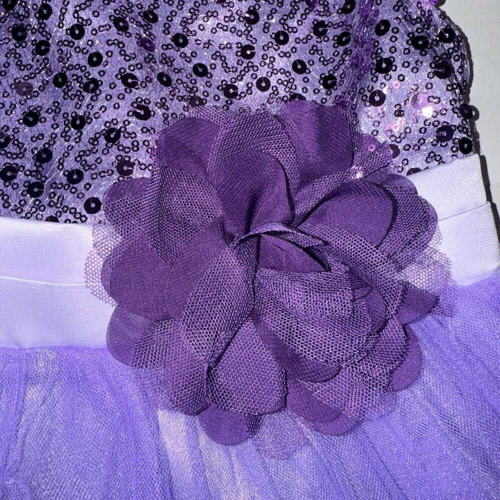Kids Dream Girls 5/6 Sequin Bodice Tutu Dress Formal Party Wedding Evening - Picture 7 of 8